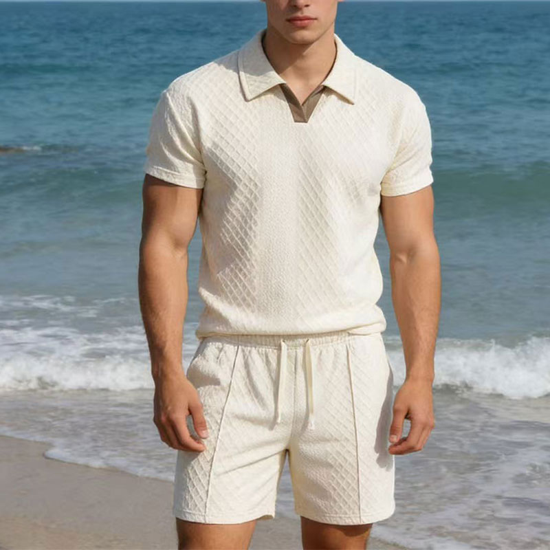 Slim Fit Suit Set - 2026 Yaz 100kg Erkek Takımları Düz