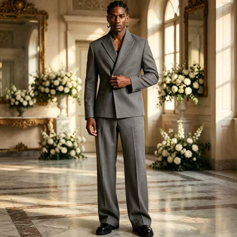 Rahat Kesim Çift Düğmeli Erkek - Men'S Relaxed Formal Wear incelemesi ve fiyatı