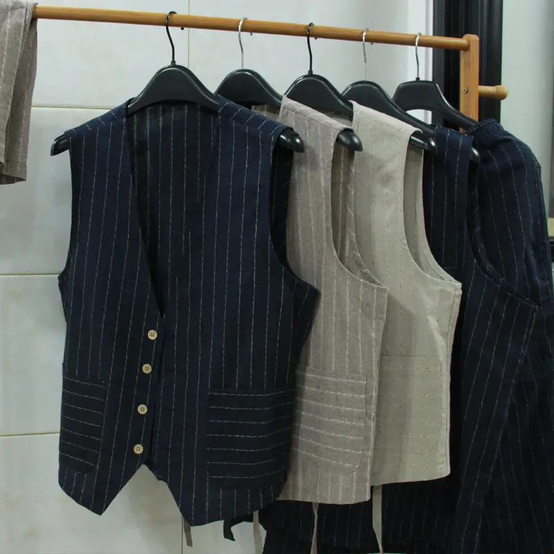 İngiliz Tarzı Keten Yelek Erke - Men Linen Formal Wear incelemesi ve fiyatı