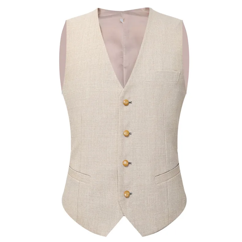 Bej fildişi erkekler Suit Casu - Men Linen Formal Wear incelemesi ve fiyatı