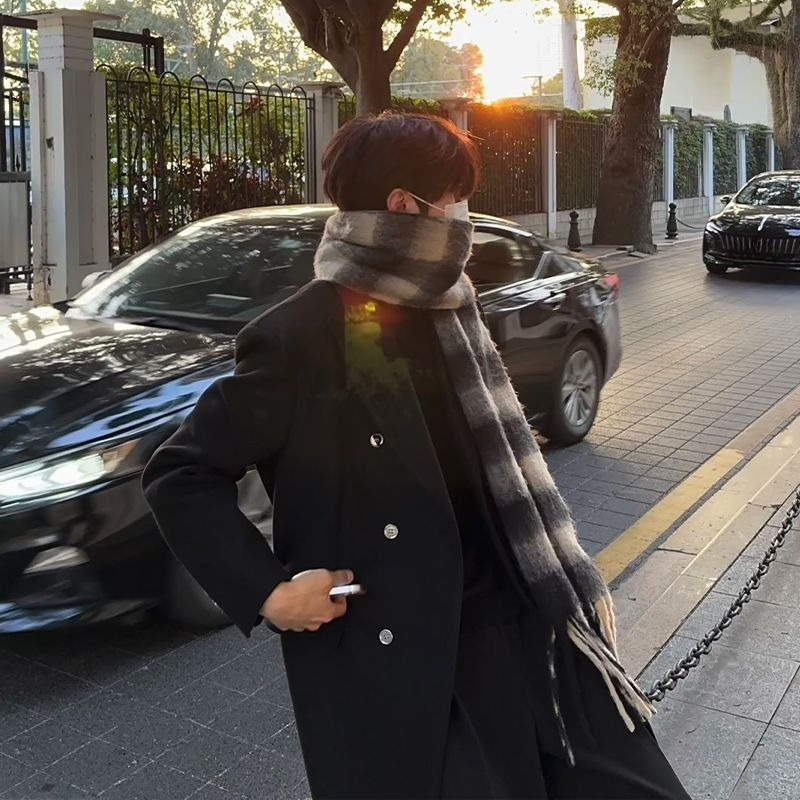 Kore Tarzı Erkek Yün Palto Ort - Men'S Formal Wear In Winter incelemesi ve fiyatı
