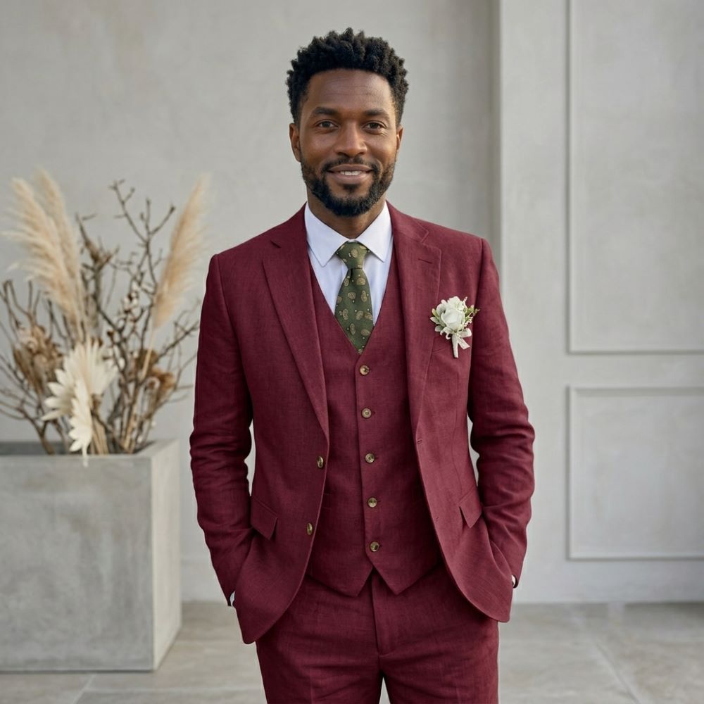 Keten Erkek Takımları Çentikli - Men Linen Formal Wear incelemesi ve fiyatı
