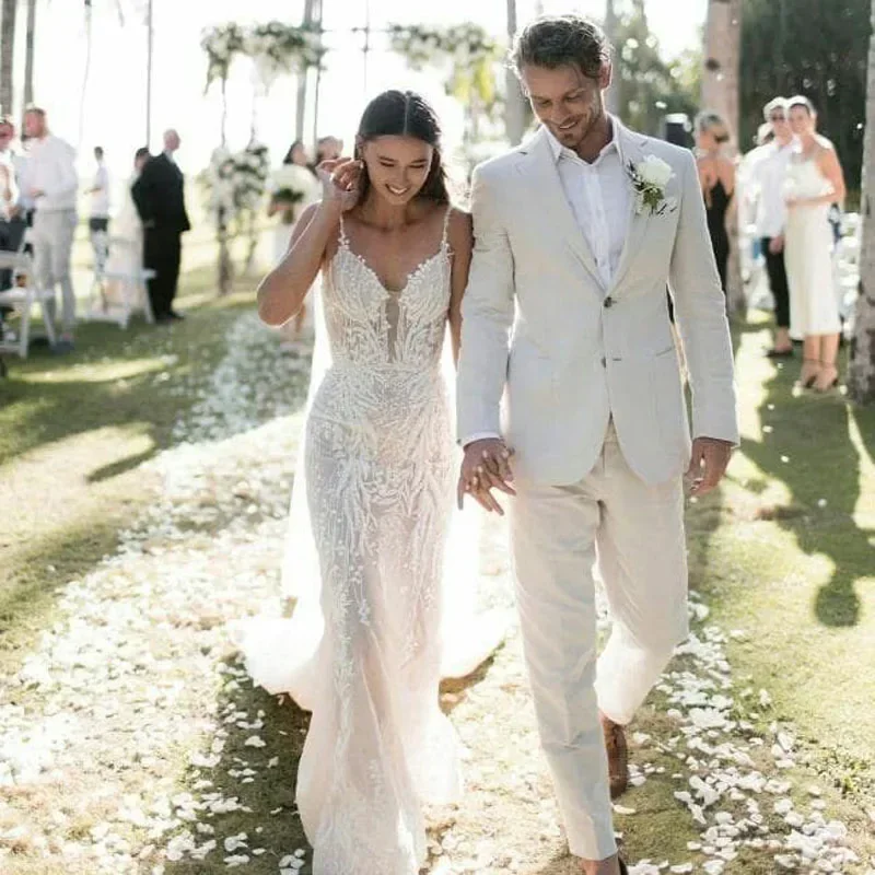 Keten Düğün Smokin Erkekler Iç - Men Linen Formal Wear incelemesi ve fiyatı