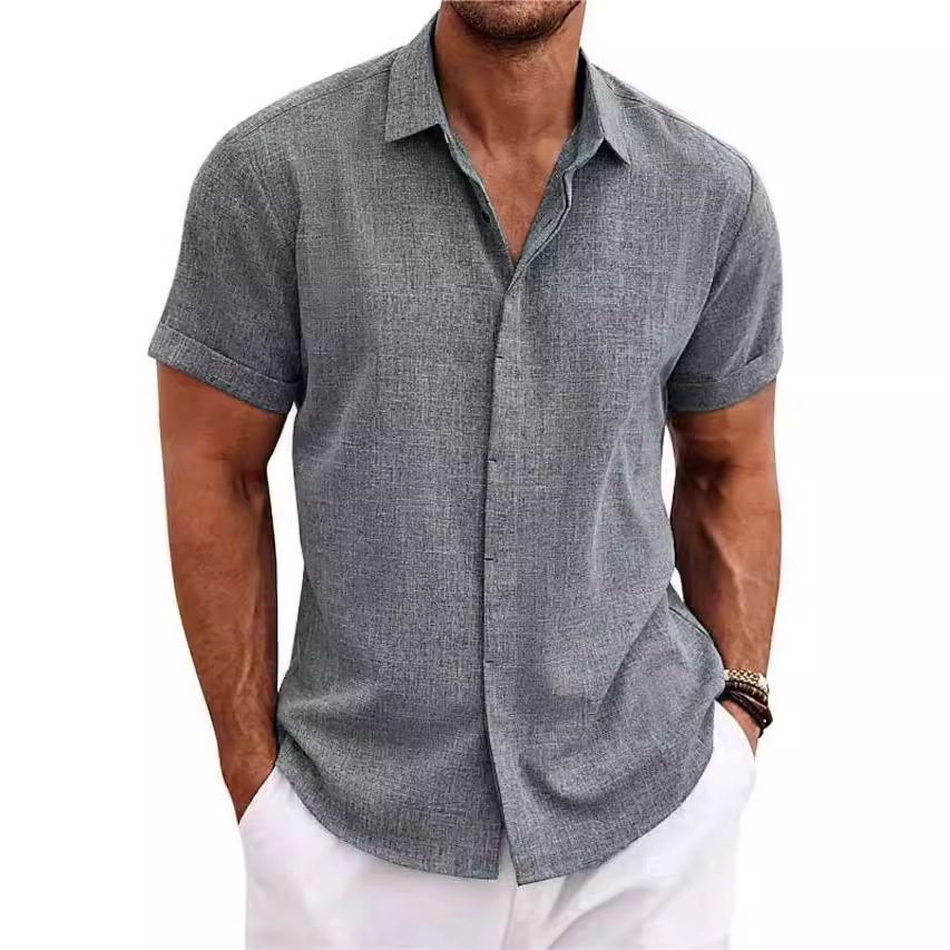 Erkek Modası Günlük Düz Renk G - Men Linen Formal Wear incelemesi ve fiyatı