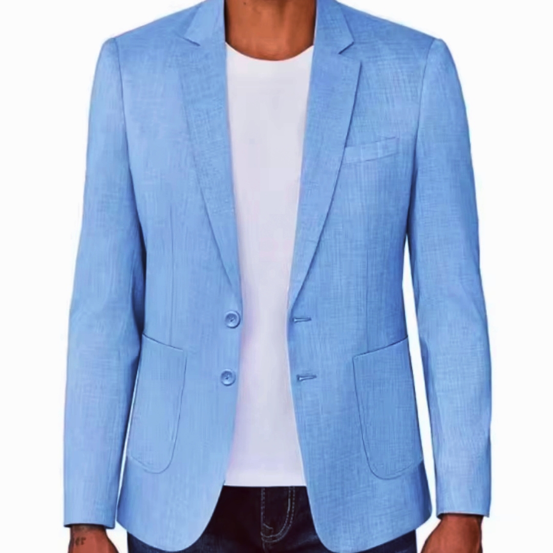 Slim Fit erkek Bej/Mavi Keten  - Men Linen Formal Wear incelemesi ve fiyatı