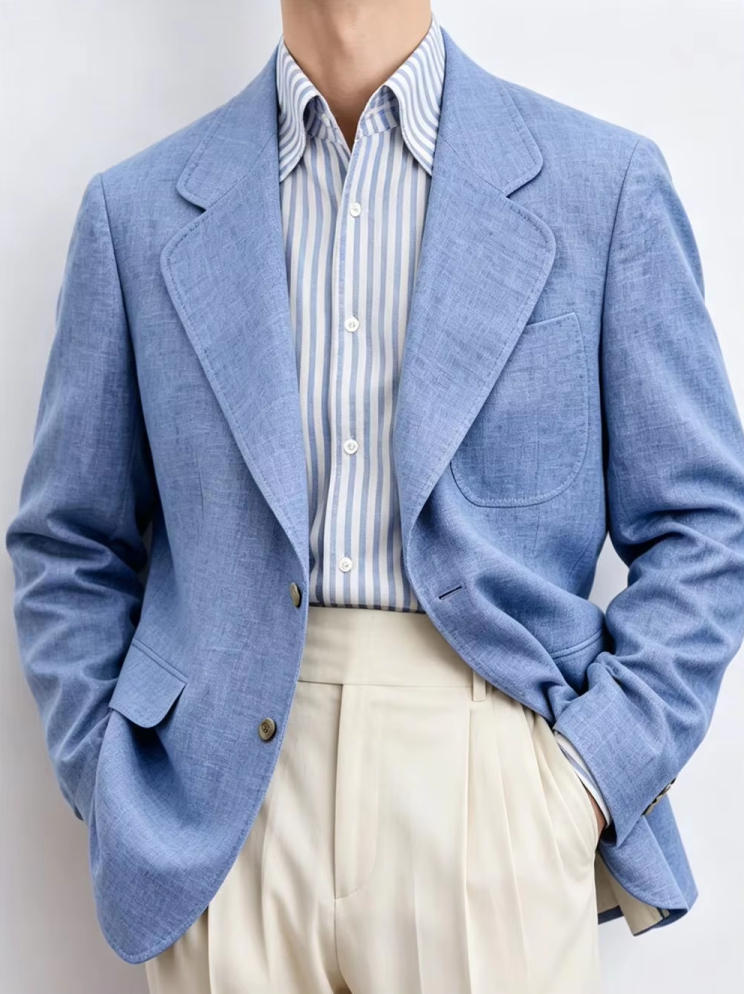 Sadece Keten Erkek Blazer 1 AD - Men Linen Formal Wear incelemesi ve fiyatı