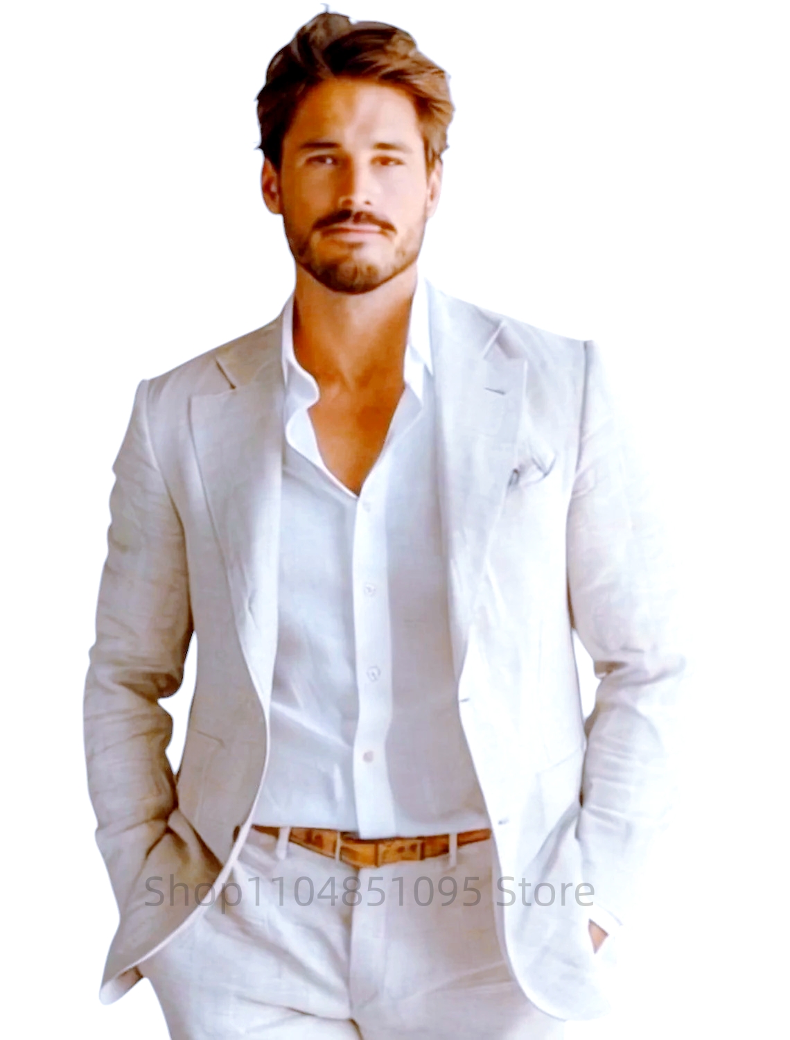 Mavi Slim Fit Erkek Keten Blaz - Men Linen Formal Wear incelemesi ve fiyatı