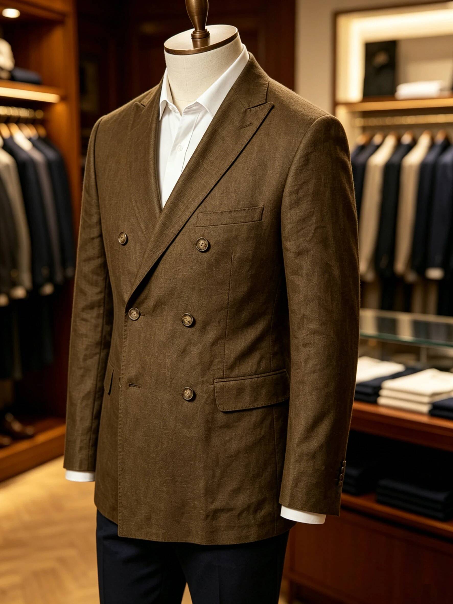 Erkek Spor Ceket Yazlık Kruvaz - Men Linen Formal Wear incelemesi ve fiyatı