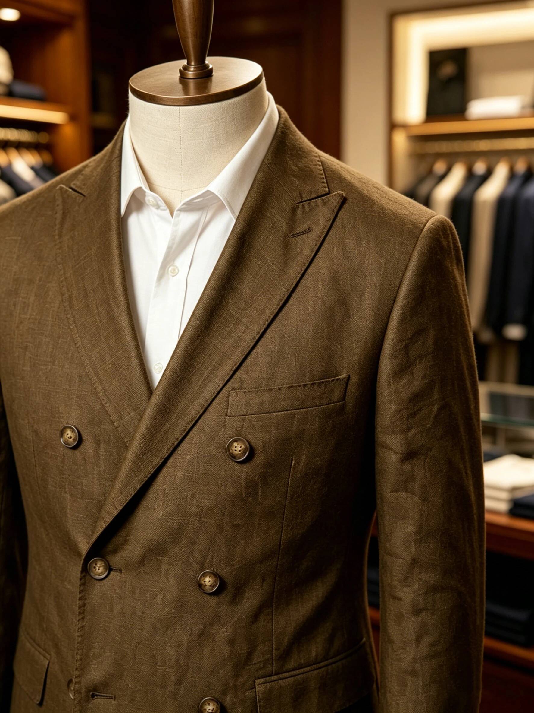 Erkek Spor Ceket Yazlık Kruvaz - Men Linen Formal Wear incelemesi ve fiyatı