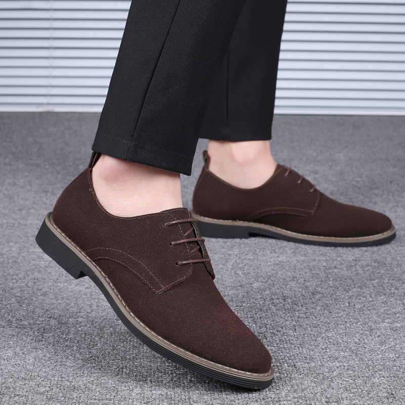 Erkek Lacivert Süet Deri Oxfor - Formal Men Daily Wear Footwear incelemesi ve fiyatı