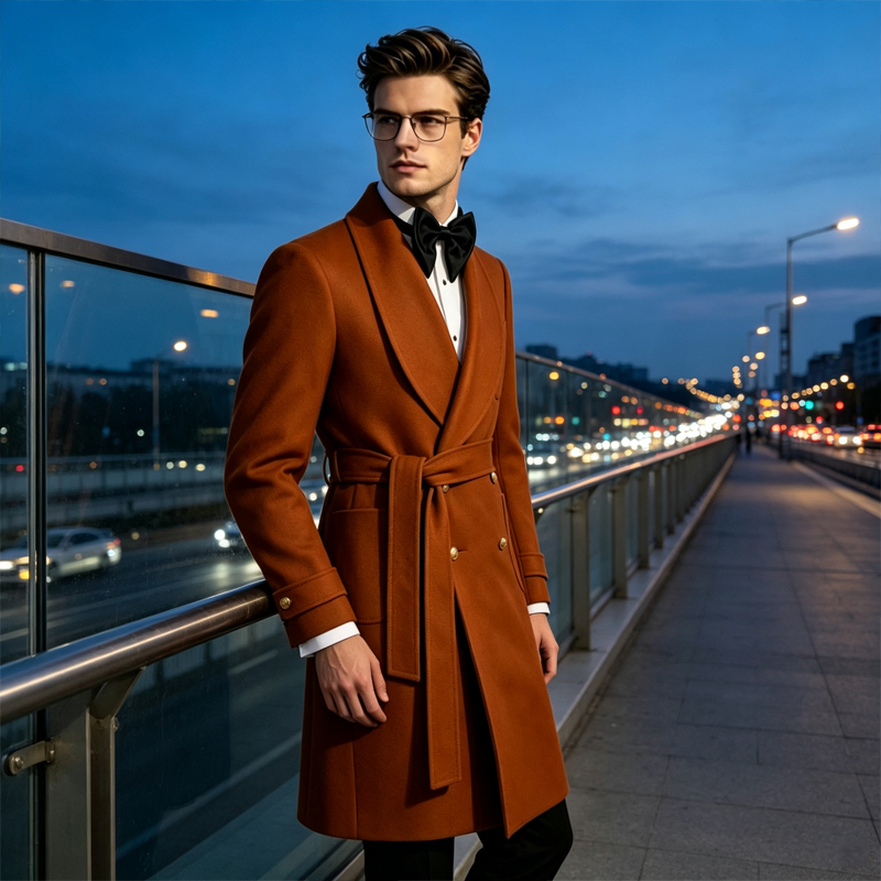 Lüks Erkek Yün Karışımı Palto  - Men'S Formal Wear In Winter incelemesi ve fiyatı